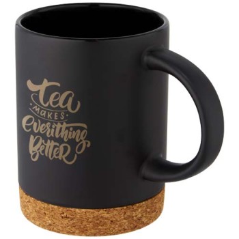 Tazza in ceramica da 425 ml con base in sughero Neiva