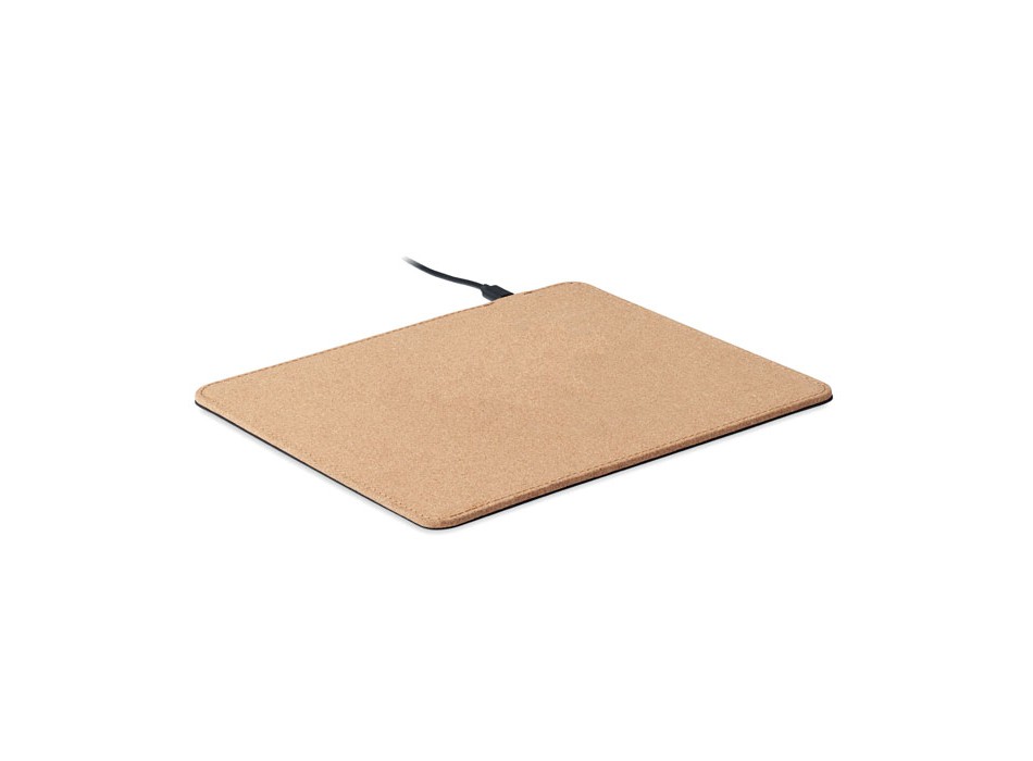 WIRELESS MATTY - Mouse pad in sughero 15W