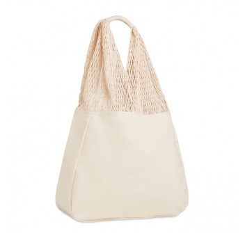 BARBUDA - Cotton / mesh beach bag