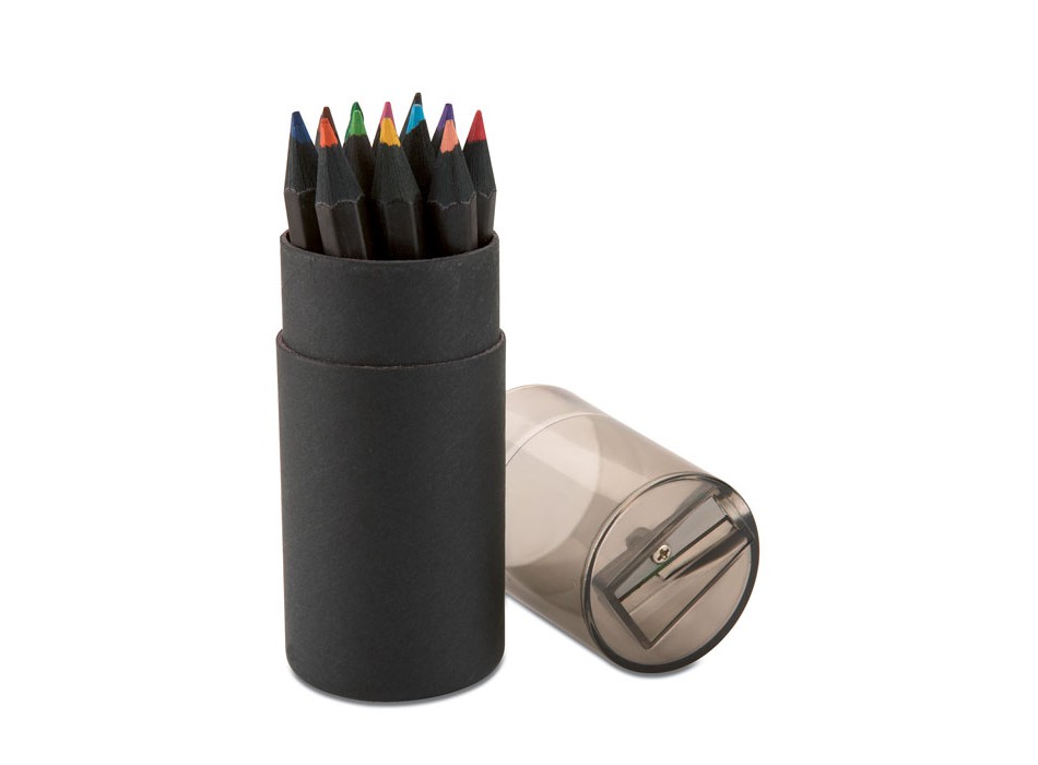 BLOCKY - Set of 12 colored pencils