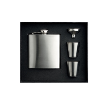 SLIMMY FLASK SET - Flask set with two cups