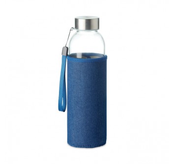 UTAH DENIM - Glass bottle with pouch