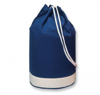 YATCH - Two-tone navy bag. Cotton
